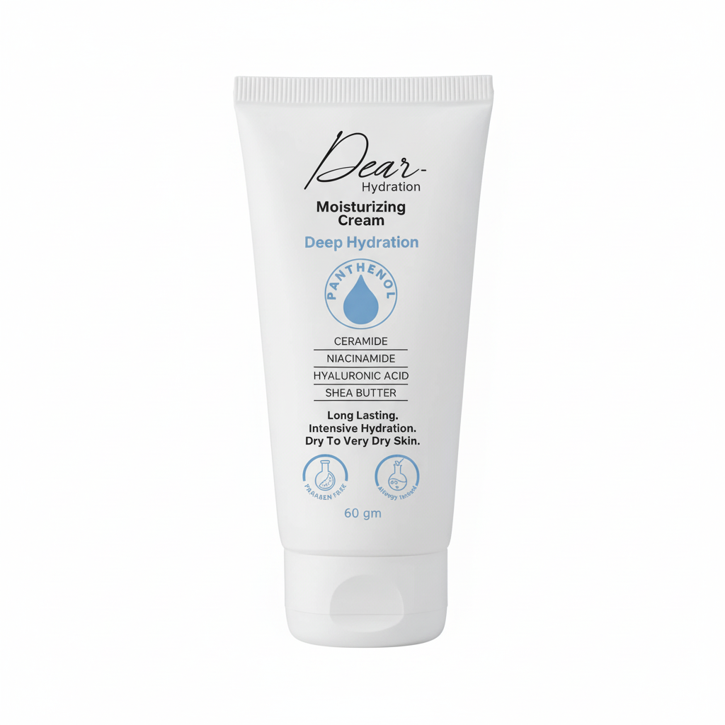 Dear Hydration Moisturizing Cream 60gm with pure white background