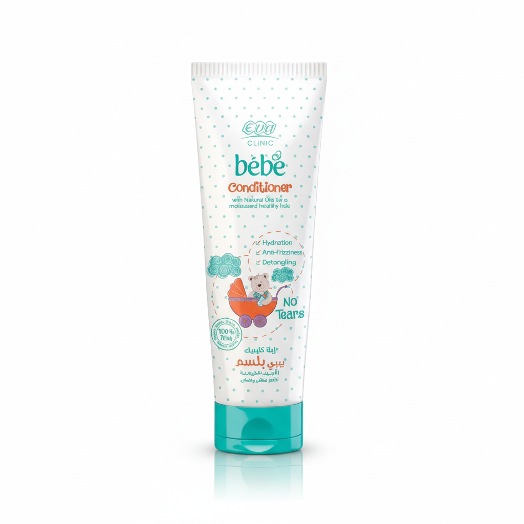 Eva Bebé Conditioner with pure white background