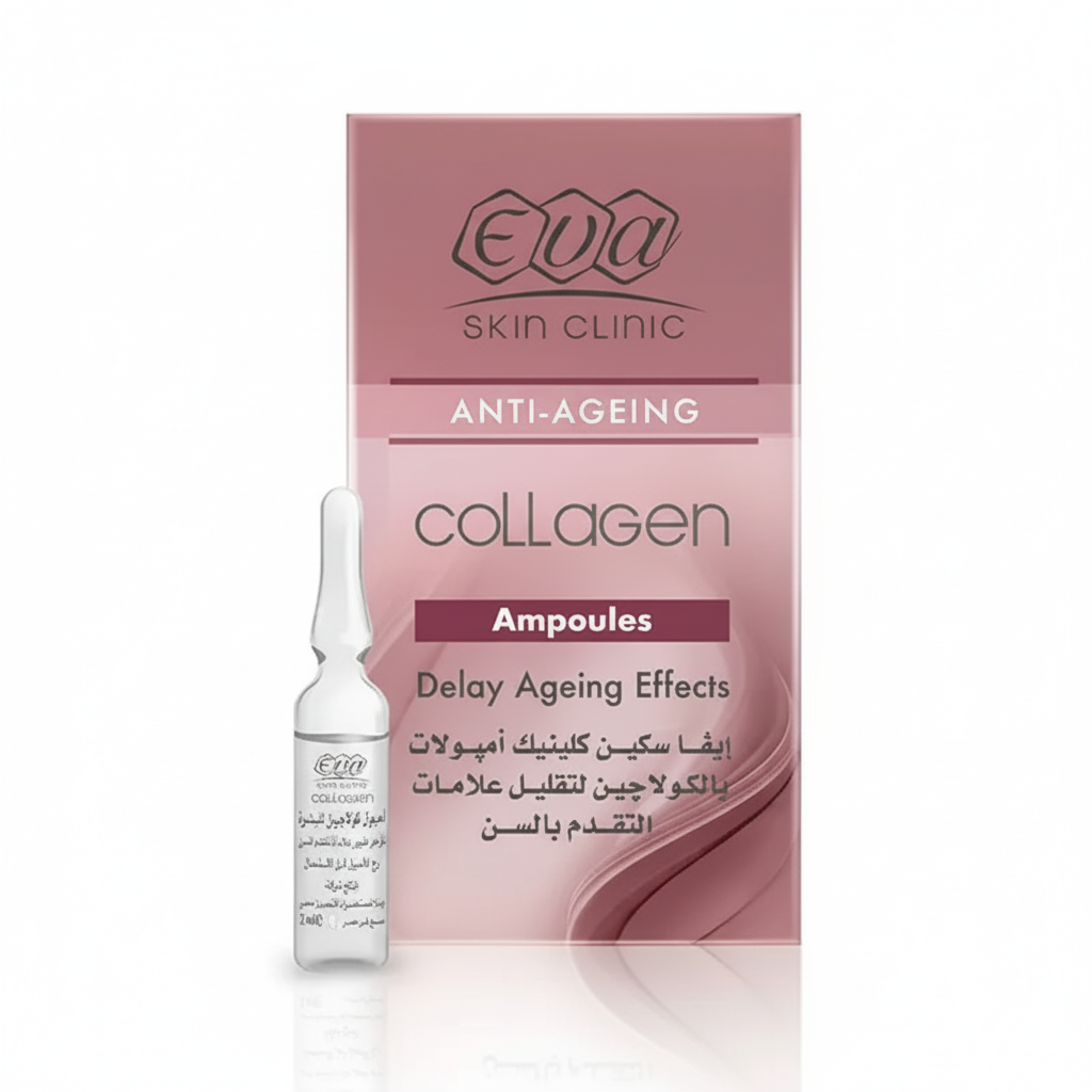 Eva Collagen Ampoules with pure white background