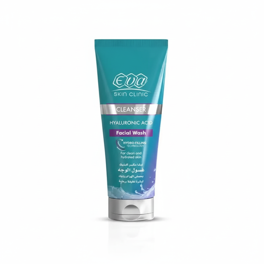 Eva Hyaluronic Acid Facial Wash with pure white background