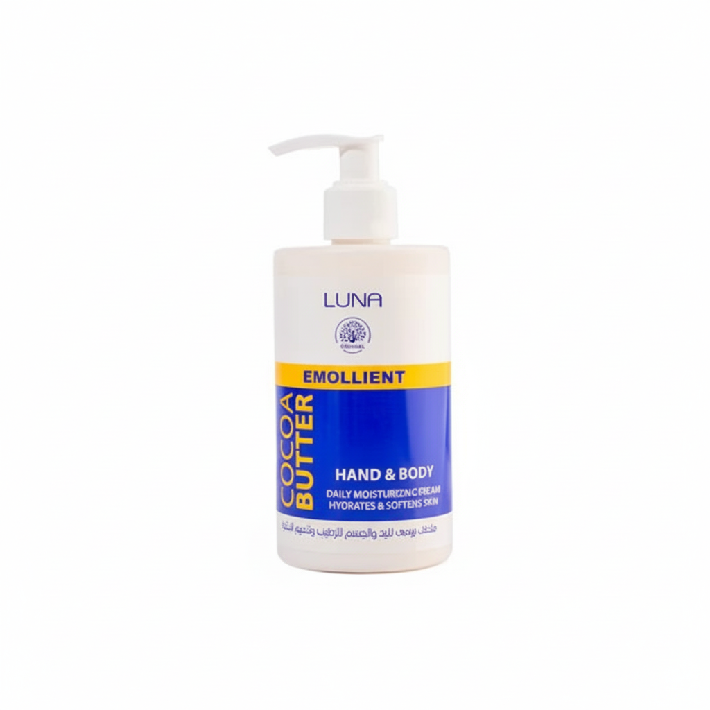 LUNA EMOLLIENT Cocoa Butter Hand & Body - Enhanced