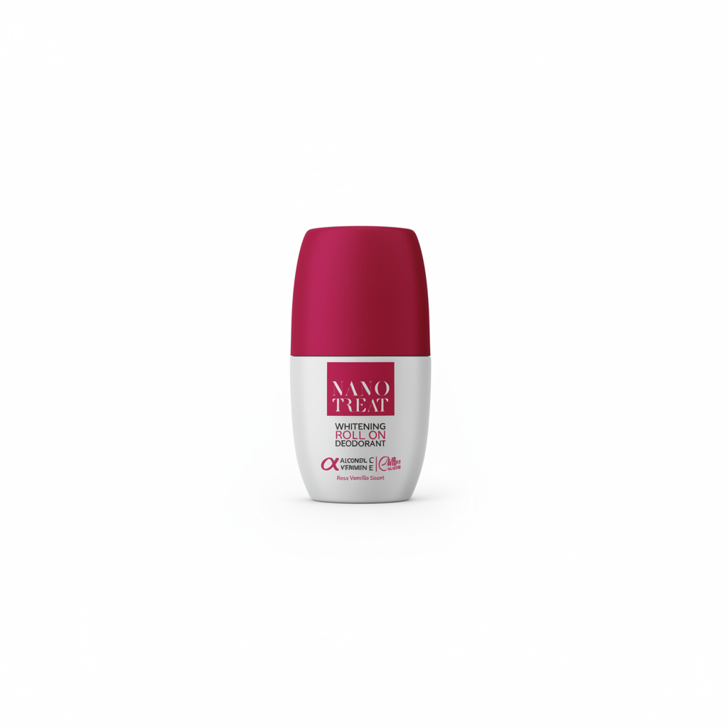 Naxo Heat roll-on deodorant with red cap on a white background