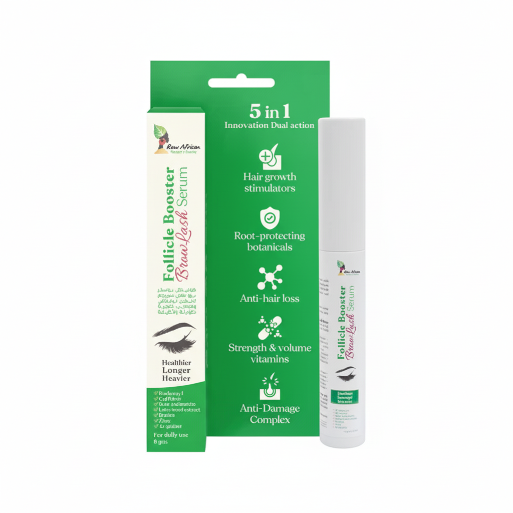 Raw African Follicle Booster Eyelash Set - Enhanced