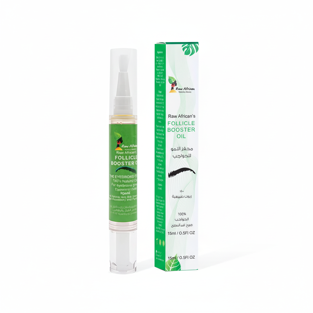 Raw African Follicle Booster Oil Eyebrow Pen - Enhanced