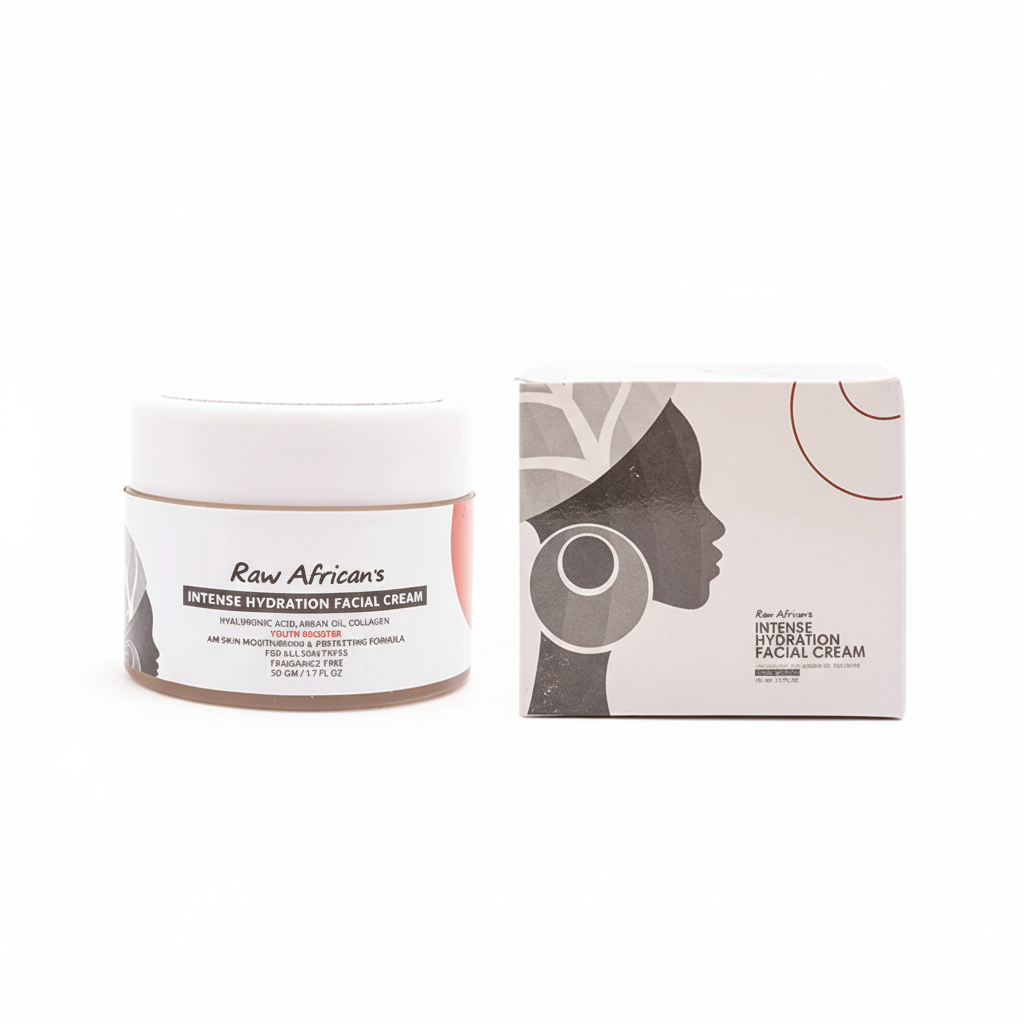 Raw African INTENSE HYDRATION FACIAL CREAM - Enhanced
