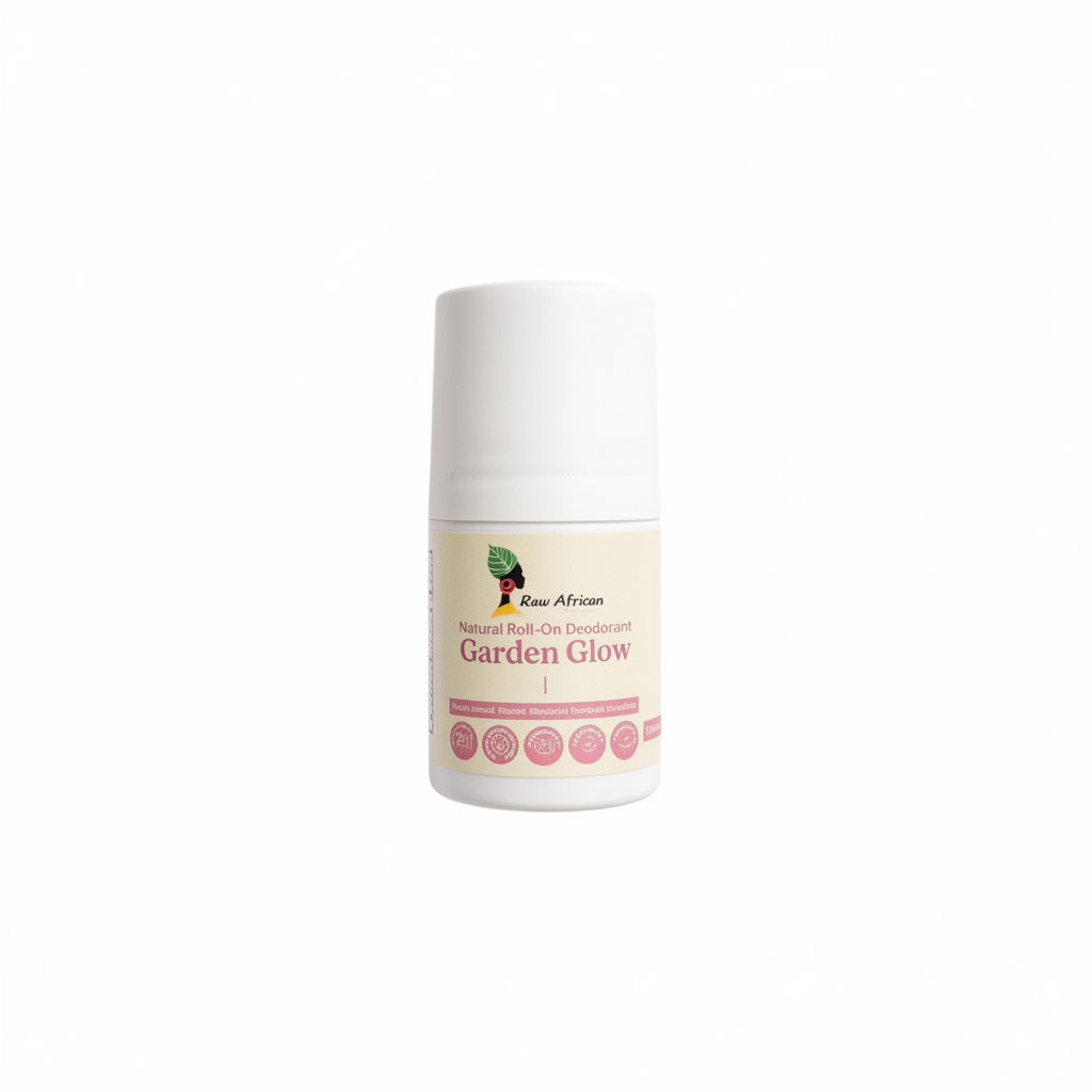 Raw African Natural Roll-On Deodorant GARDEN GLOW - Enhanced