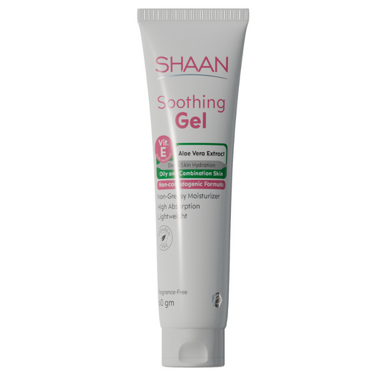 Shaan Soothing Gel Moisturizer 60gm for sensitive skin hydration