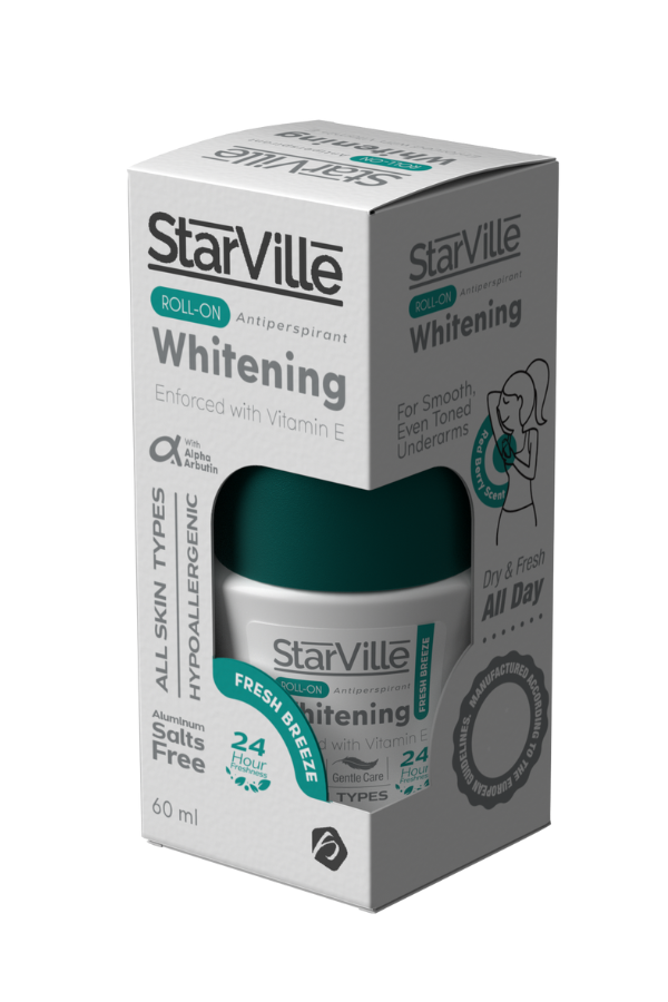 StarVille antiperspirant deodorant with whitening formula
