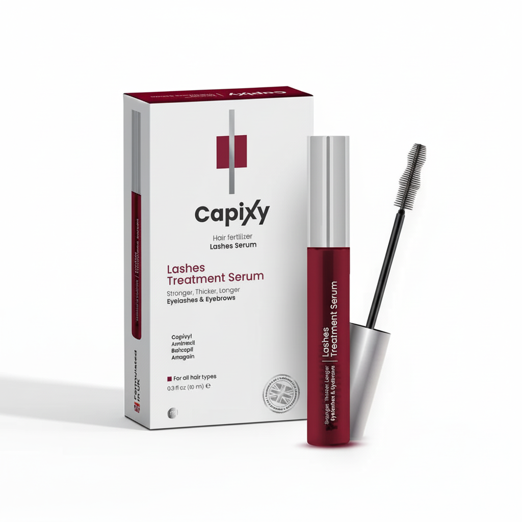 Capixy Lashes Treatment Serum with pure white background