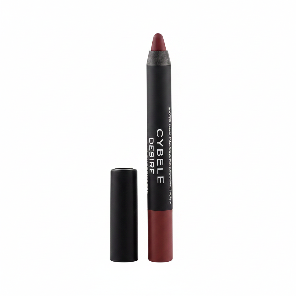 Cybele Desire Superstay Supermatte Lip Crayon Deep Dark Plum Berry White Background