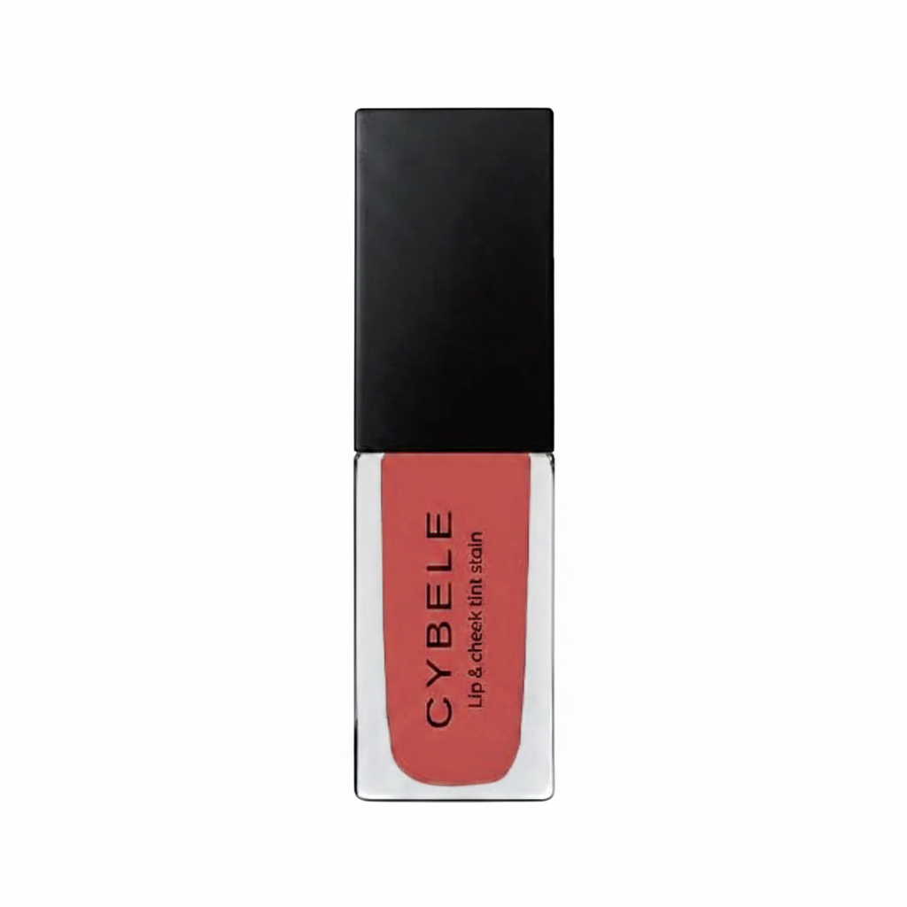 Cybele Lip Cheek Tint Stain Warm Terracotta Rose Nude White Background