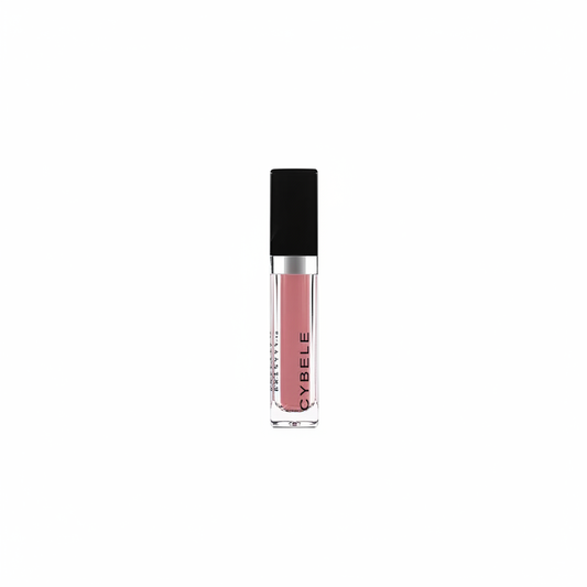 Cybele Matte Liquid Lip Color Soft Dusty Pink Rose White Background