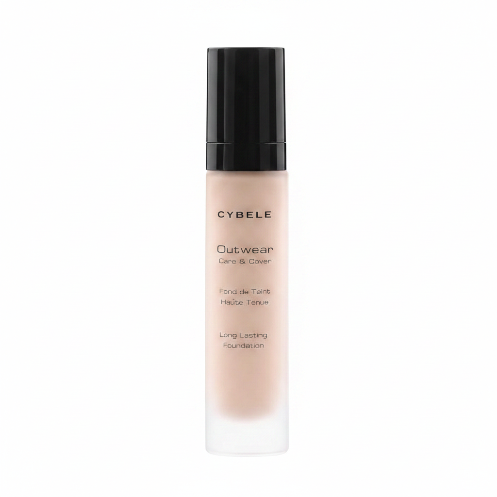 Cybele Outwear Foundation Soft Light Peachy Pink White Background