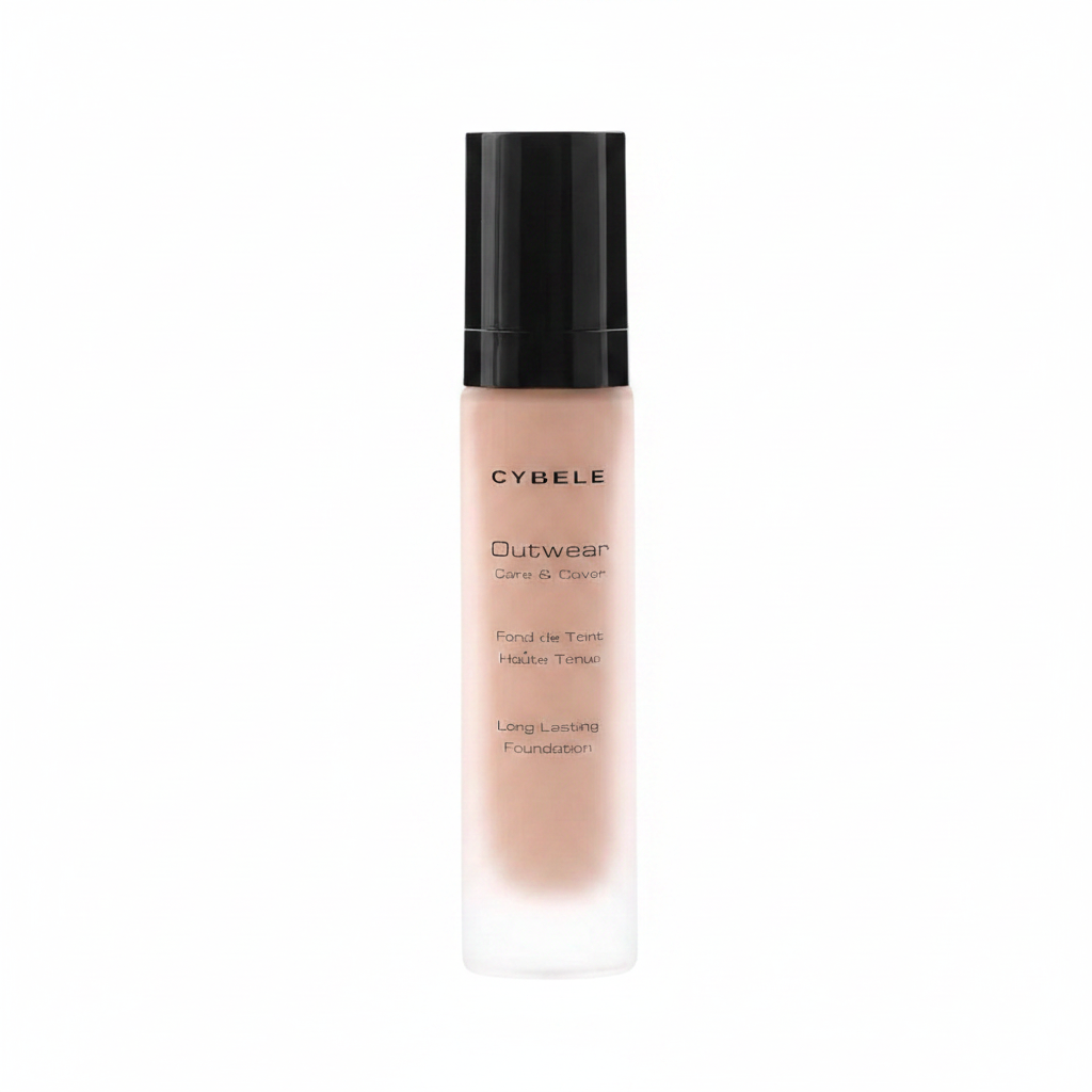 Cybele Outwear Foundation Soft Warm Light Peachy Beige White Background