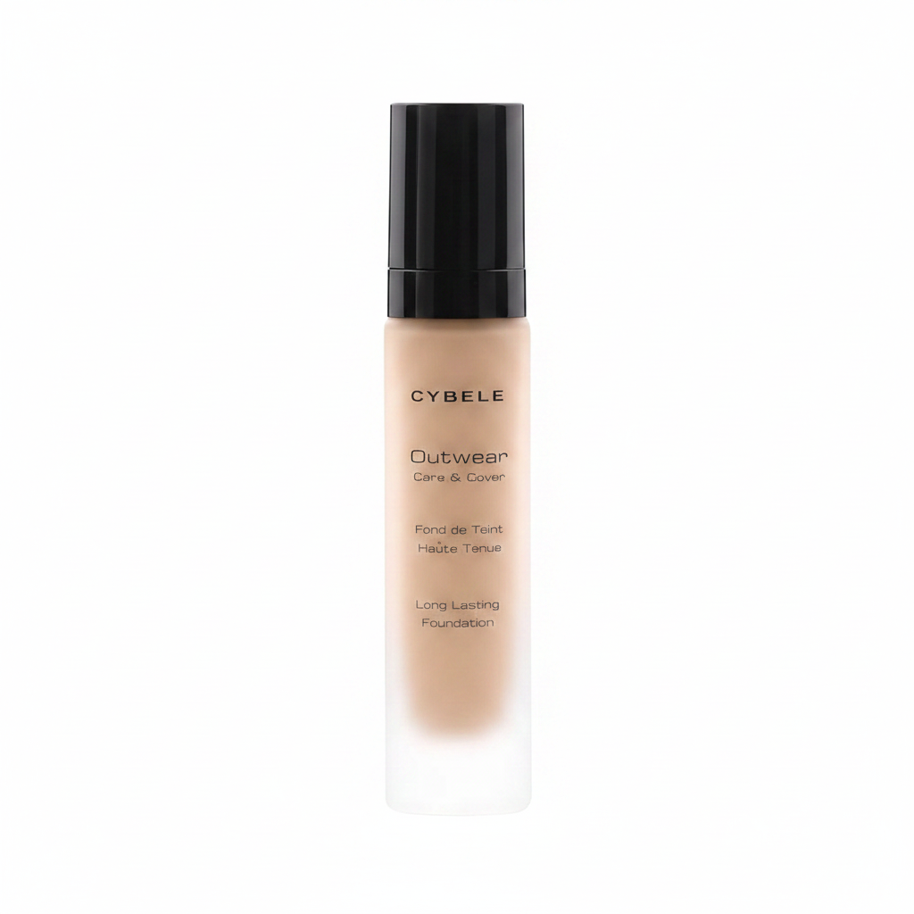 Cybele Outwear Foundation Warm Medium Beige Sand White Background