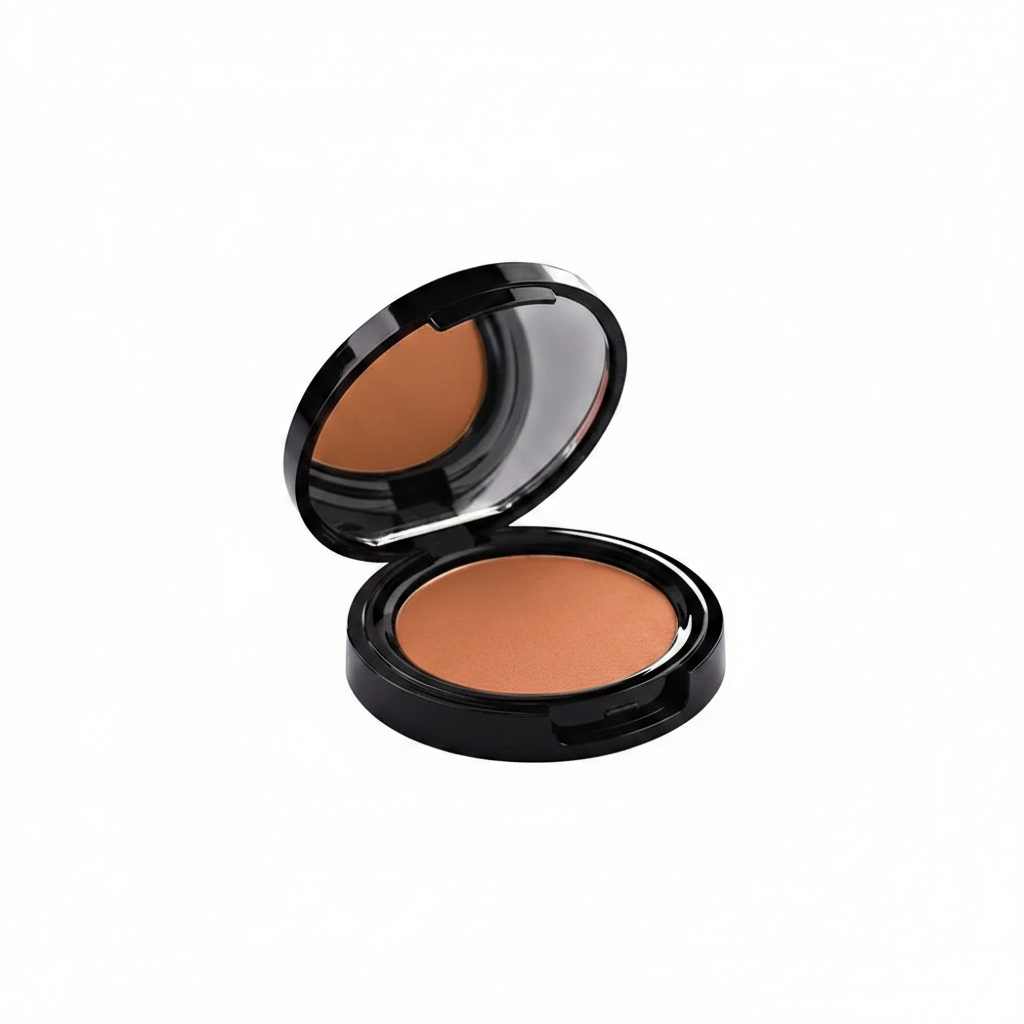 Cybele Pressed Bronzer Compact Deep Warm Terracotta Bronze White Background