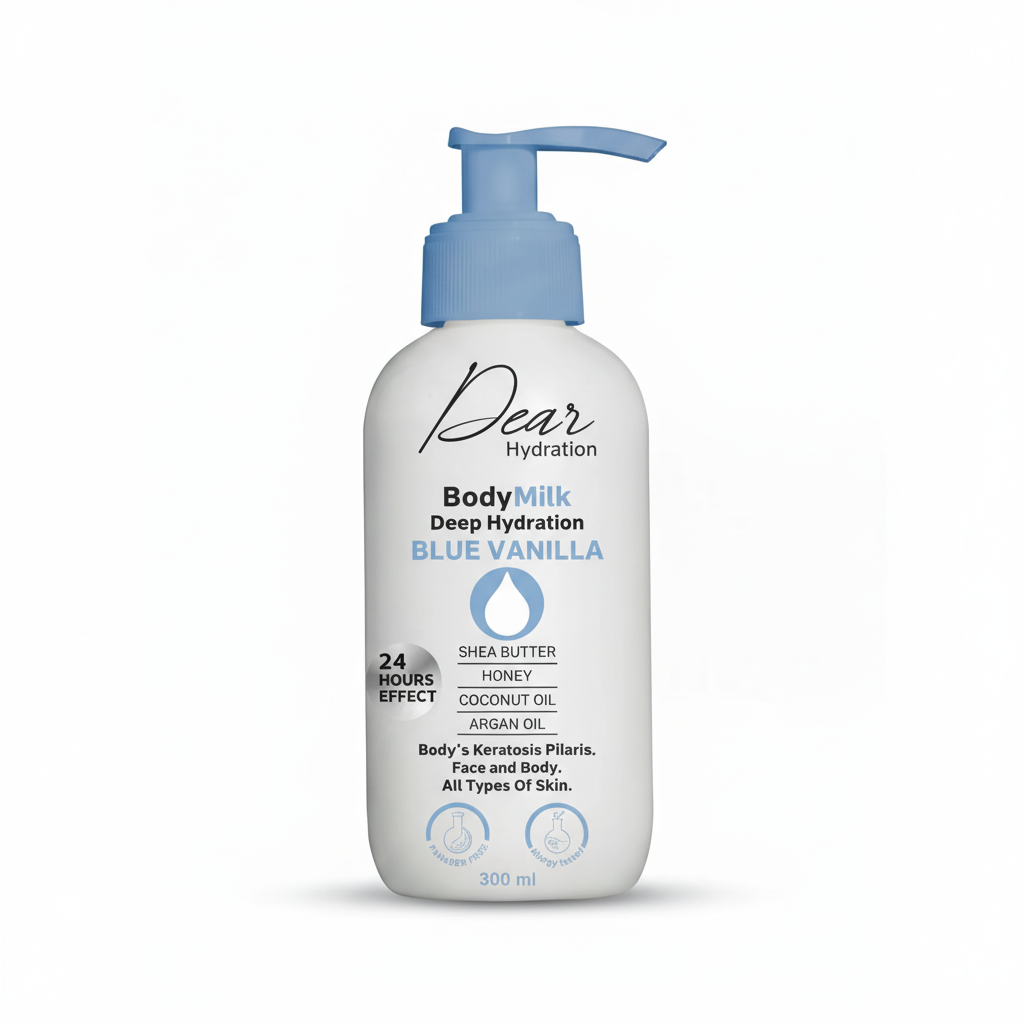 Dew Hydration Body Milk with pure white background