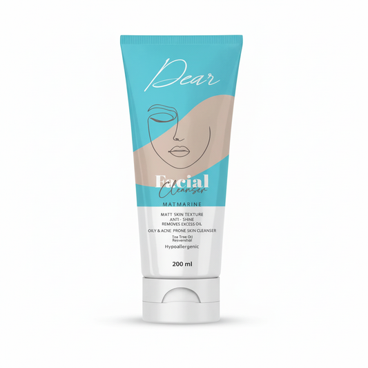 Dew Hydration Facial Cleanser 200ml with pure white background