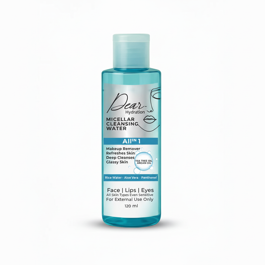 Dew Hydration Micellar Water 120ml with pure white background