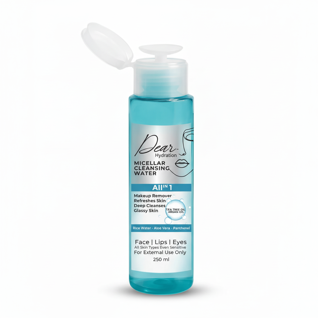 Dew Hydration Micellar Water with pure white background