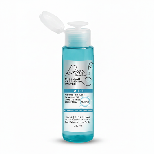 Dew Hydration Micellar Water with pure white background