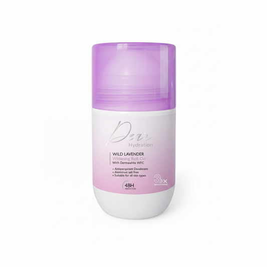 Dew Hydration Wild Lavender with pure white background