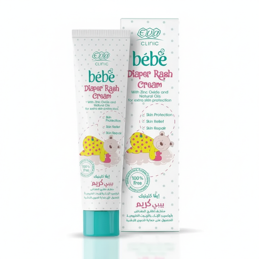 Eva Bebé Diaper Rash Cream with pure white background