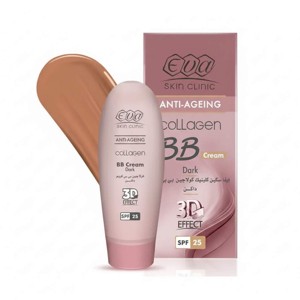 Eva Collagen BB Cream Dark with pure white background