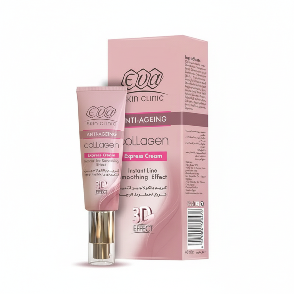 Eva Collagen Express Cream with pure white background