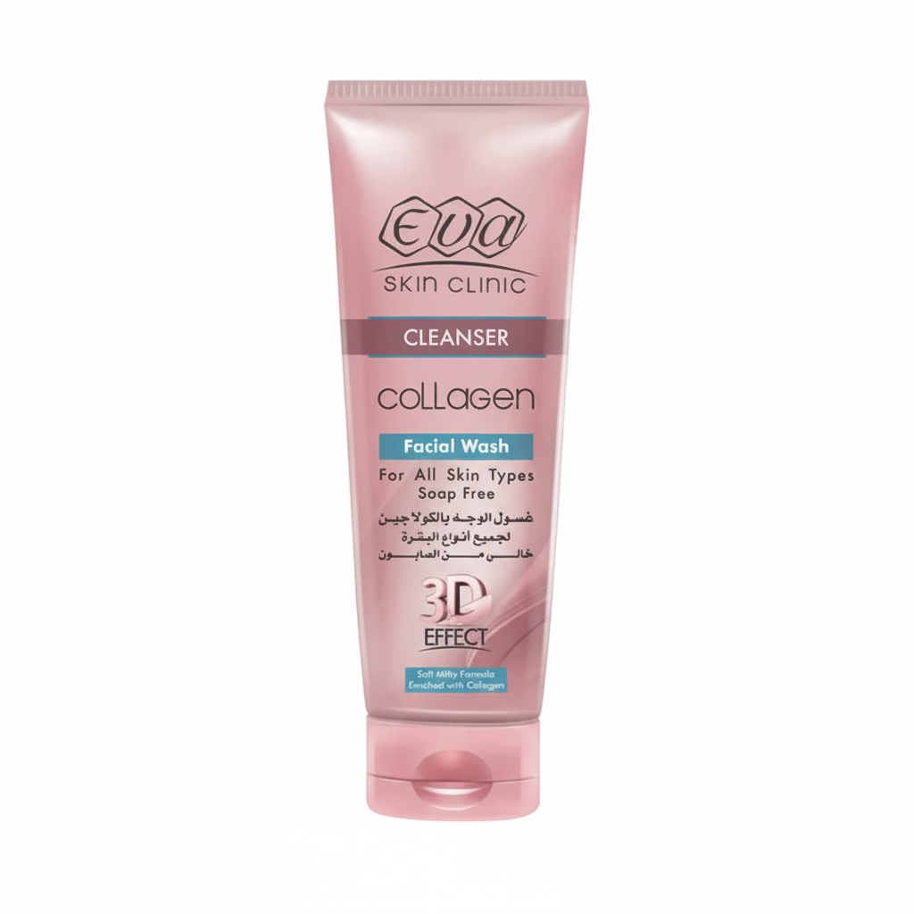 Eva Collagen Facial Wash with pure white background