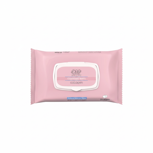 Eva Collagen Makeup Remover Wipes with pure white background