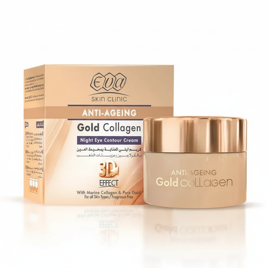 Eva Gold Collagen Eye Cream with pure white background