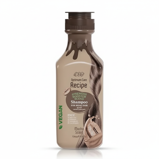 Eva Recipe Mocha Shampoo with pure white background