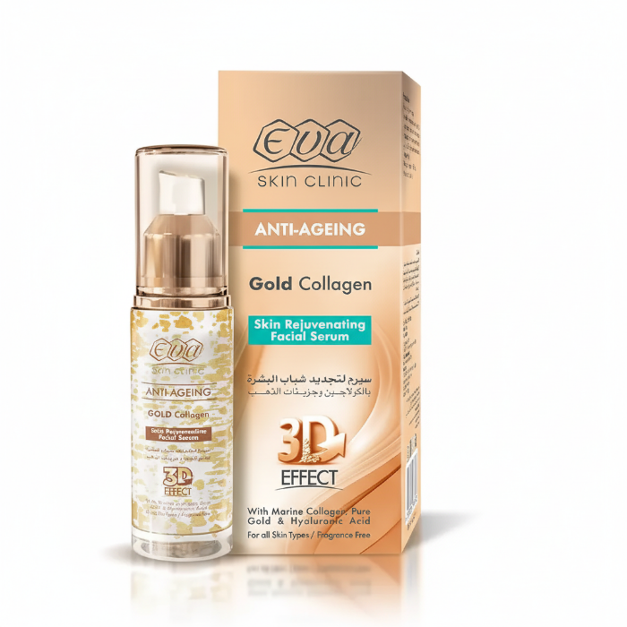 Eva-skinGold collagen skin serum with packaging d