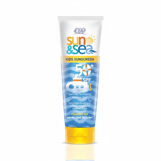 EVA sun & sea KIDS SUNSCREEN SPF 50+ Tube - Enhanced