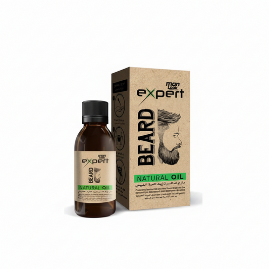 Expert Beard Natural Oil 50ml for beard grooming and conditioning

