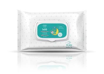 Eva Clinic Bebe Wipes 25 count gentle baby wipes

