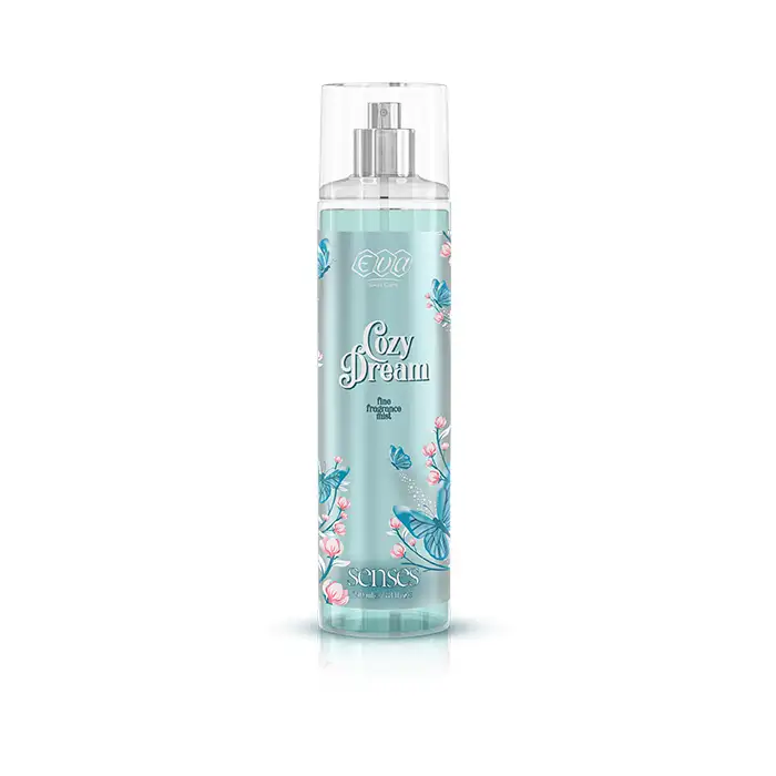 Eva Cozy Dream body fragrance mist 240ml with butterfly floral design
