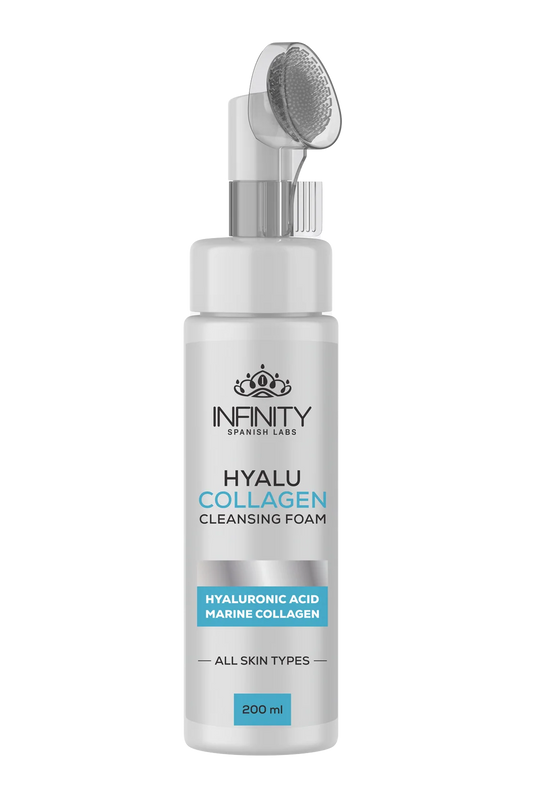 Infinity Hyalu Collagen Cleansing Foam Hyaluronic Acid Marine Collagen All Skin Types 200ml