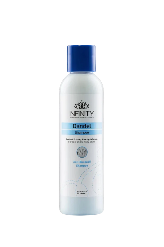 Infinity Dandel Anti-Dandruff Shampoo Controls Flaking Scalp Build-up Dry Flaky Scalp 250ml