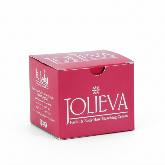 Jolieva Hair Bleaching Cream with pure white background