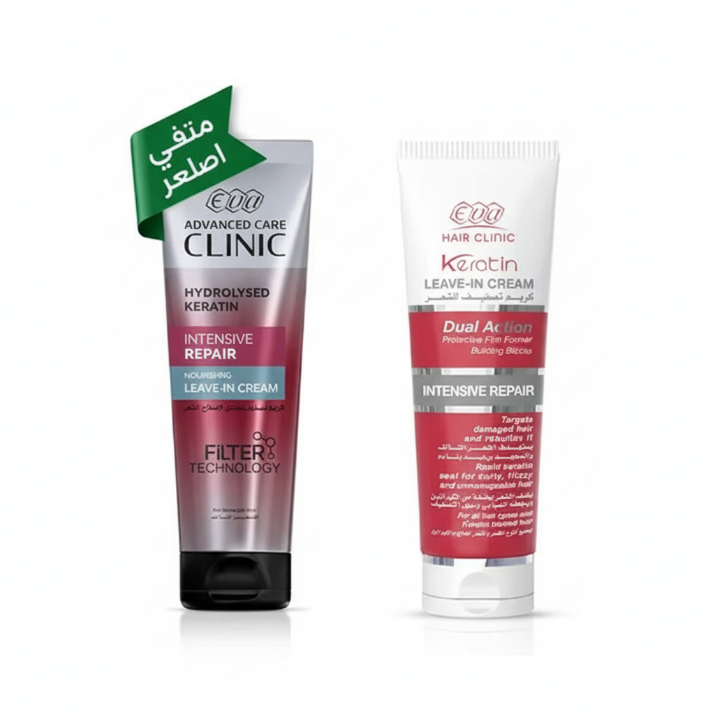 Keratin Leave-In Cream Duo
