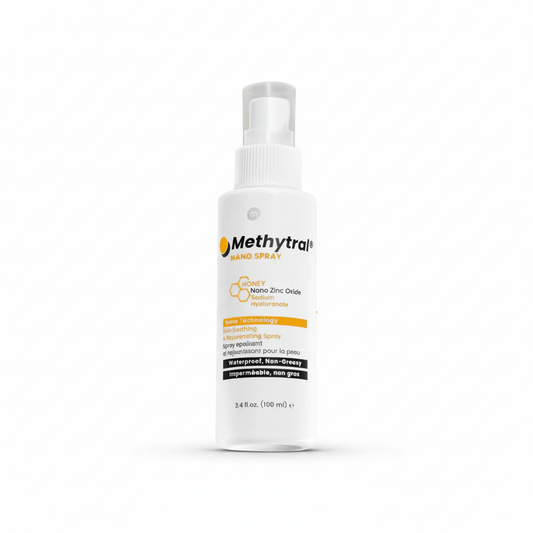 Methyltral Nano Spray with pure white background