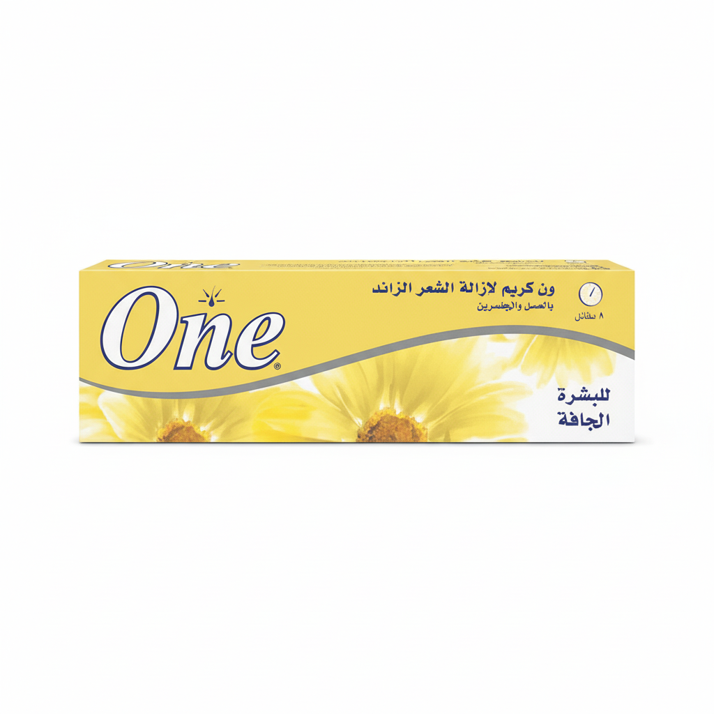 One Hair Removal Cream for dry skin moisturizing formula

