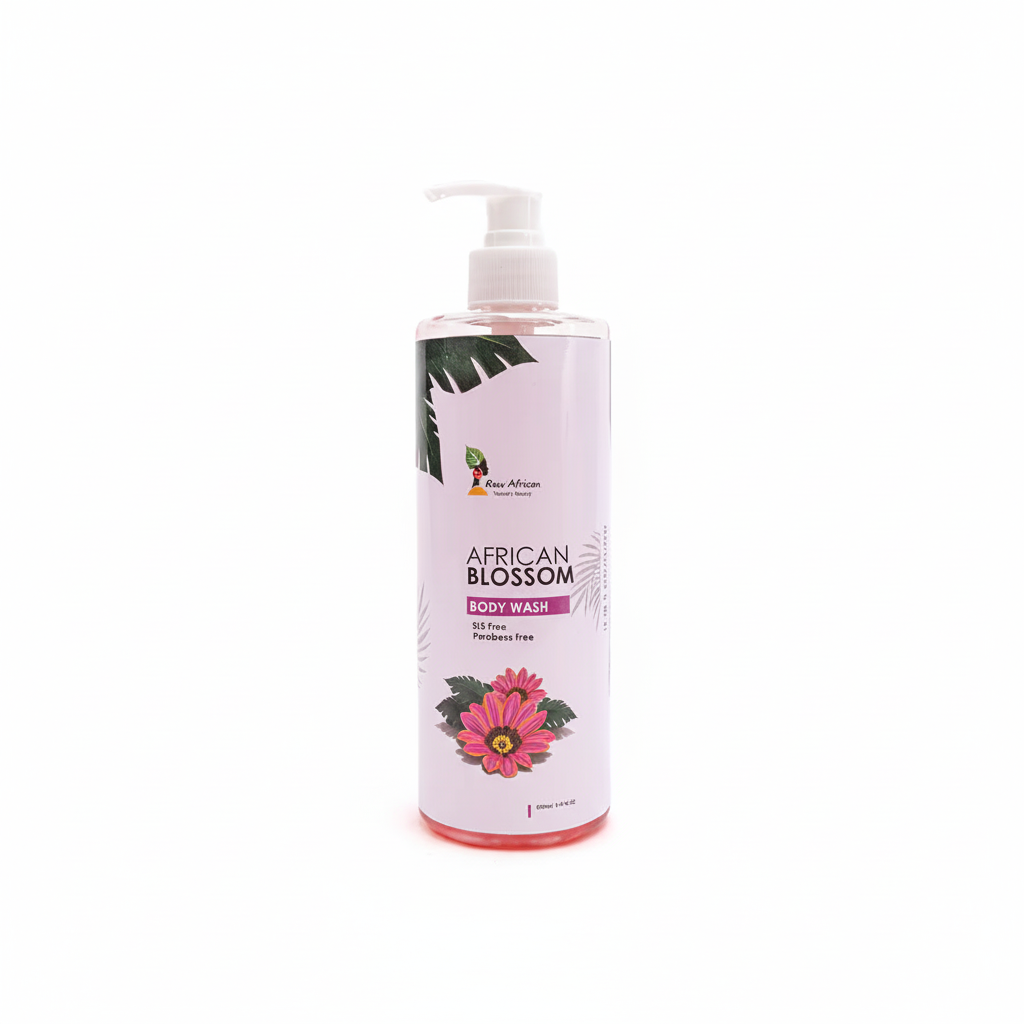 Raw African AFRICAN BLOSSOM BODY WASH - Enhanced