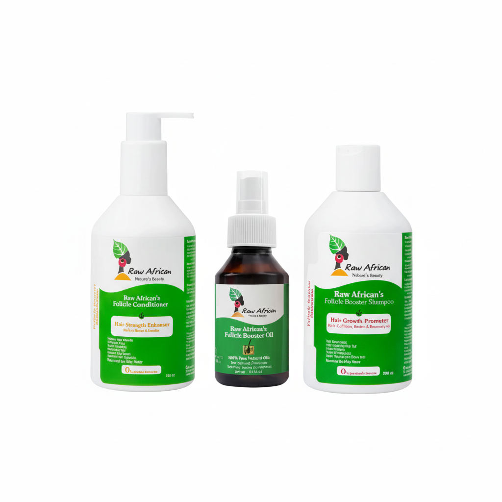Raw African Hair Care Trio - Enhanced