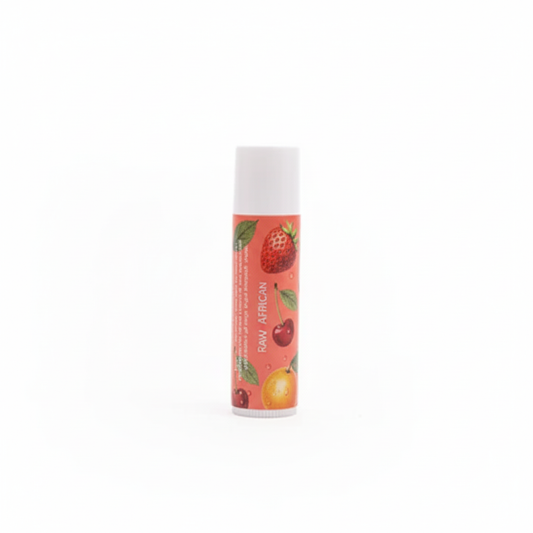 Raw African Lip Balm with Fruits - Enhanced