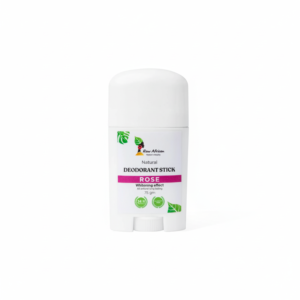 Raw African Natural DEODORANT STICK ROSE - Enhanced