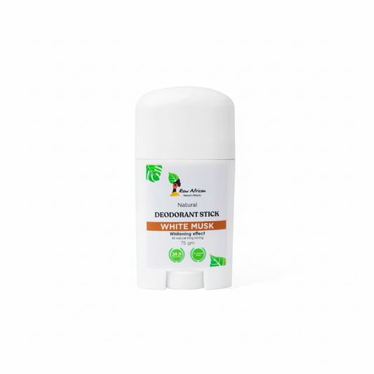 Raw African Natural DEODORANT STICK WHITE MUSK - Enhanced