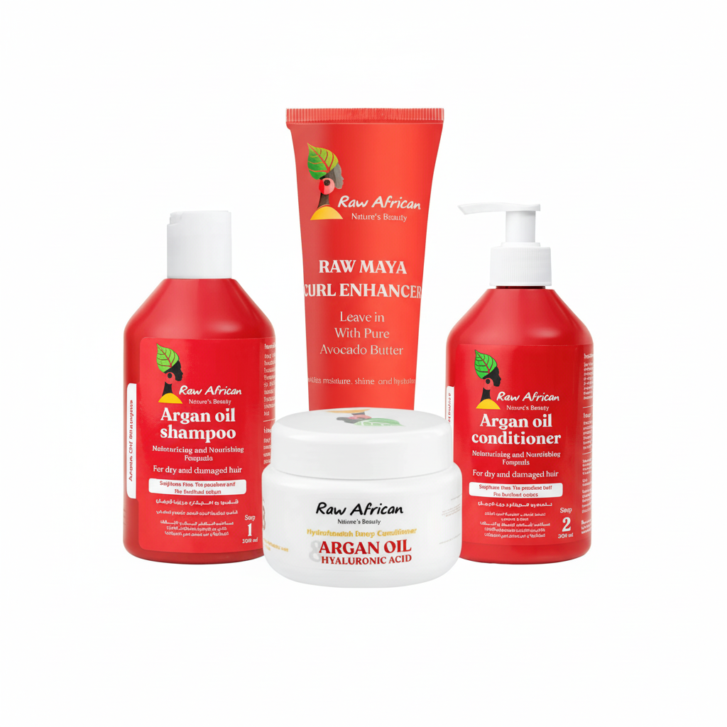 Raw African RAW MAYA Hair Care Bundle - Enhanced